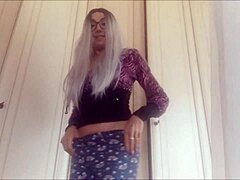 Mature step aunt Lovenia's fetish for farting and big tits