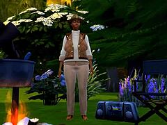 Divertimento a tre con la versione cartoon di Sims 4 di una proposta