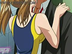 Ogromne piersi i duży kutas w nieocenzurowanym filmie hentai