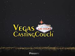 Rencontre interraciale sensuelle avec une starlette de casting de Vegas