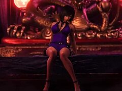 Tifa's erotic fantasies lead to intense anal penetration and cumshot in a 3D hentai scene