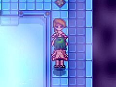 Jodi and Caroline's steamy spa session in Stardew Valley - Spanish edition