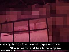 Amatérská nevlastní matka zachycená na skryté kameře během několika orgasmů s nevlastním synem