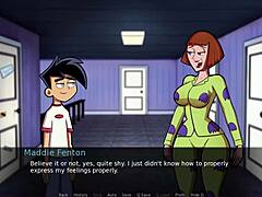 Danny Phantom and Amity Park in a steamy sex scene