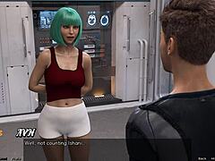 In-space stranded and seeking medical attention from a busty doctor