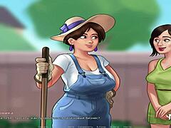Uncensored Summertimesaga - Try Out Big Cucumbers with Cartoon Characters