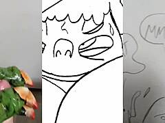 Μια χοντρή hentai κοπέλα με μεγάλα βυζιά χτυπάει έναν άντρα και ένα κουνέλι σε ένα ζεστό βίντεο