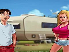 Summertime Saga - Let's Play and Fuck with Big Tits
