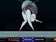 在 Alienquest EVES 完整的 Hentai 冒险中拥有巨大的股和阴茎