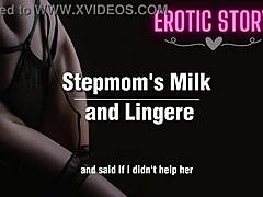 Erotic audio of stepmommy milking and lingering